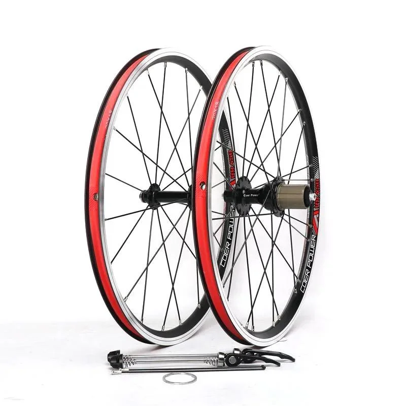 Aluminium 20&quot; 22&quot; 8-9-10-11 Speed Bicycle Wheelse Small Wheel Wheelset 406/451