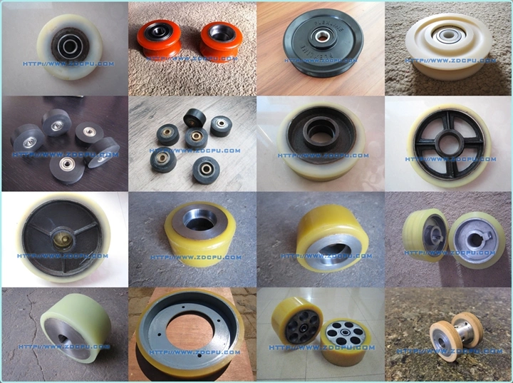 Factory Custom Made NR Rubber Wheels with Aluminum Core