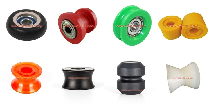 Factory Custom Colored Solid Small Nylon Pulley Plastic Wheels for Toy