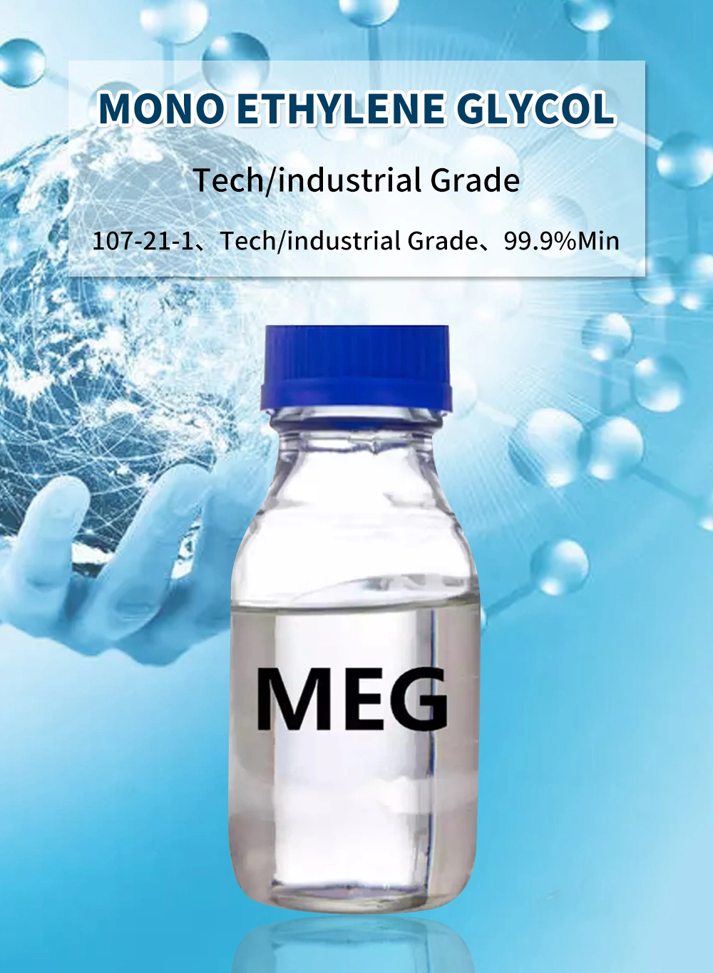 Factory Supply Industrial Grade Mono Ethylene Glycol Chemicals Product with Low Price