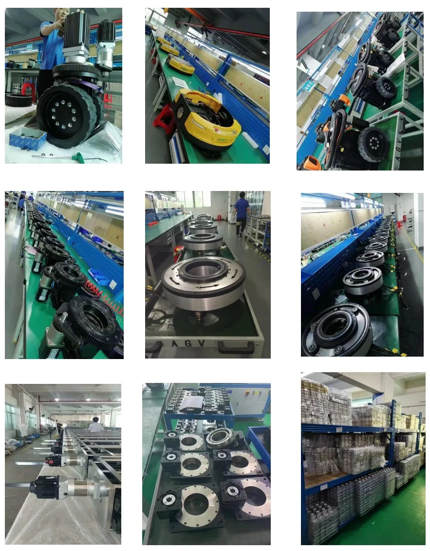 Polyurethane Wheel Bearing 600kg Reducer Integrated Wheel