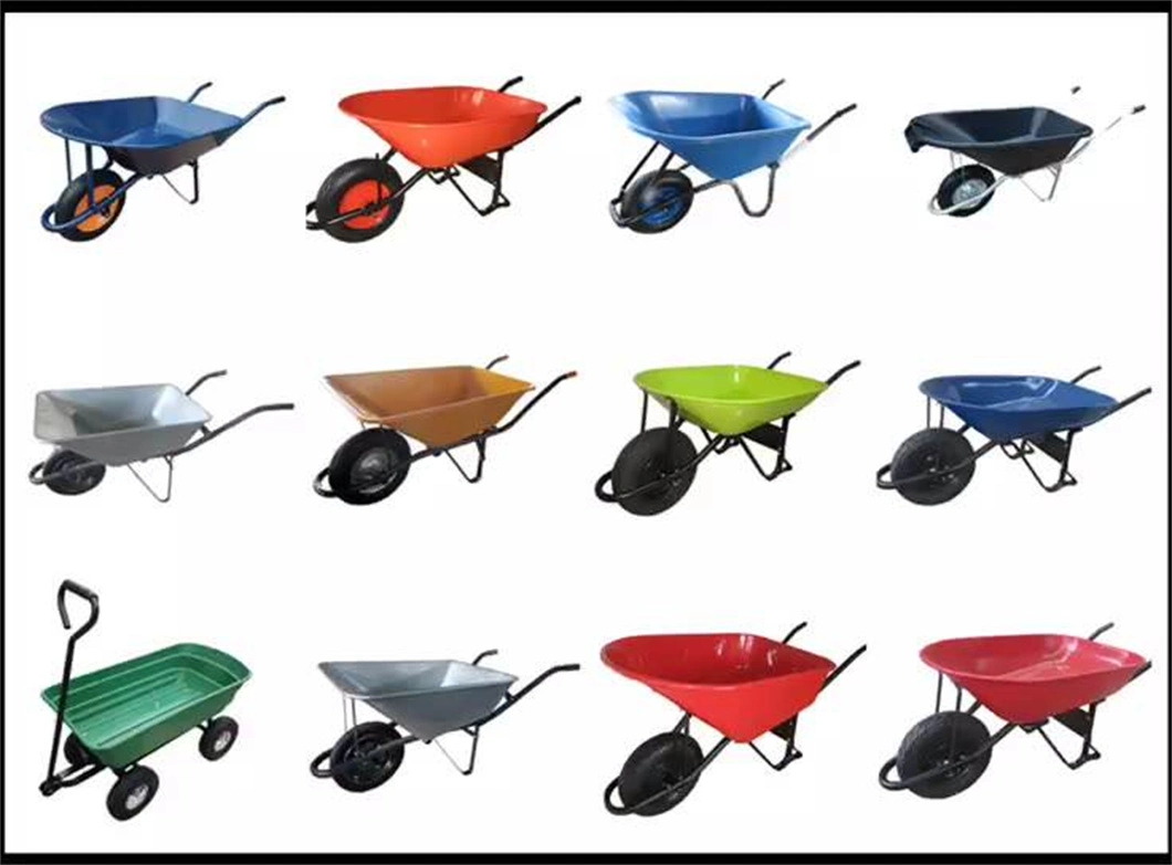 Wheel Barrow Garden Cart Wb5009s Double Wheel Industrial Wheelbarrow Heavy Duty Wheelbarrow