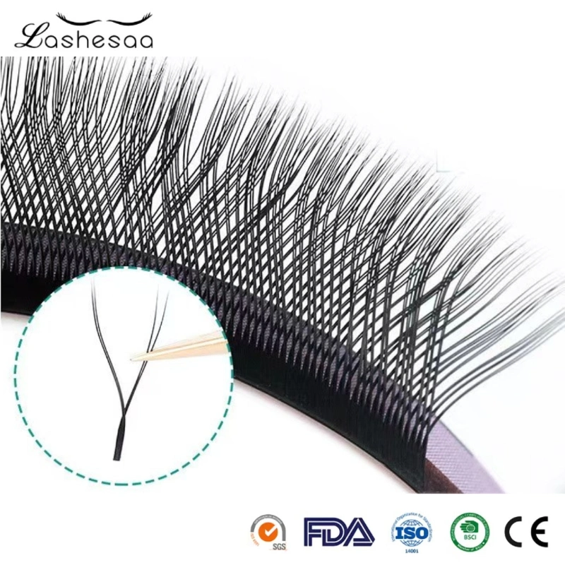 Mengfan China Wholesale Beauty Products Make up Eyelashes Colorful Lash Extension Premade Fans Individual Eyelash Extension Volume Lashes Eyelashes