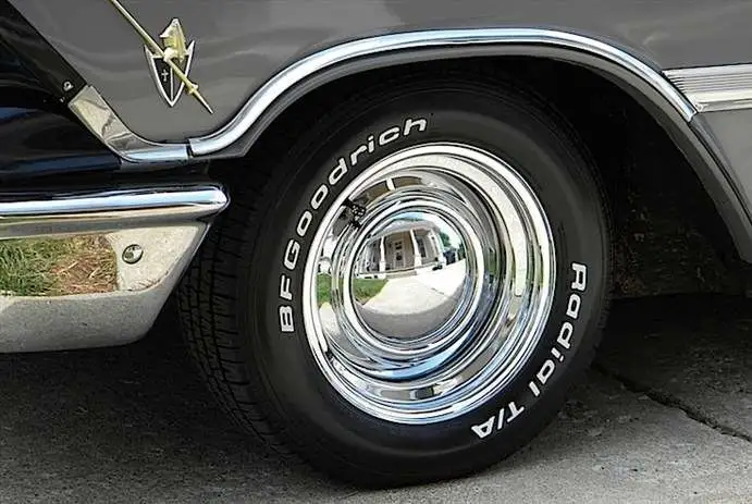 Lda High Quality Silver Vintage Smoothie 5 Holes 16 Inch Rims Steel Wheel