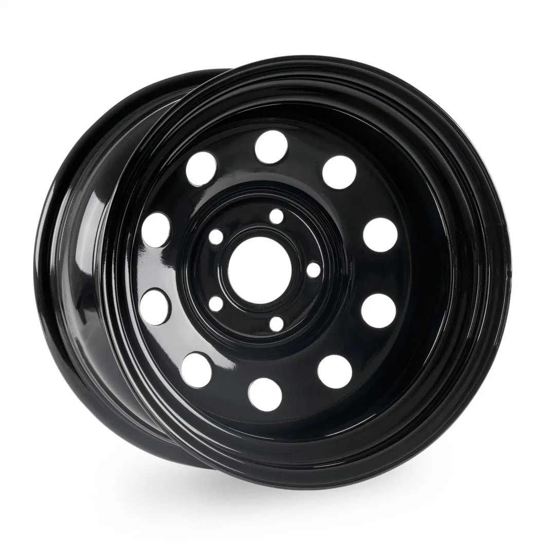 Black Steel Wheels Modular Wheel 15X10&quot; 5X114.3