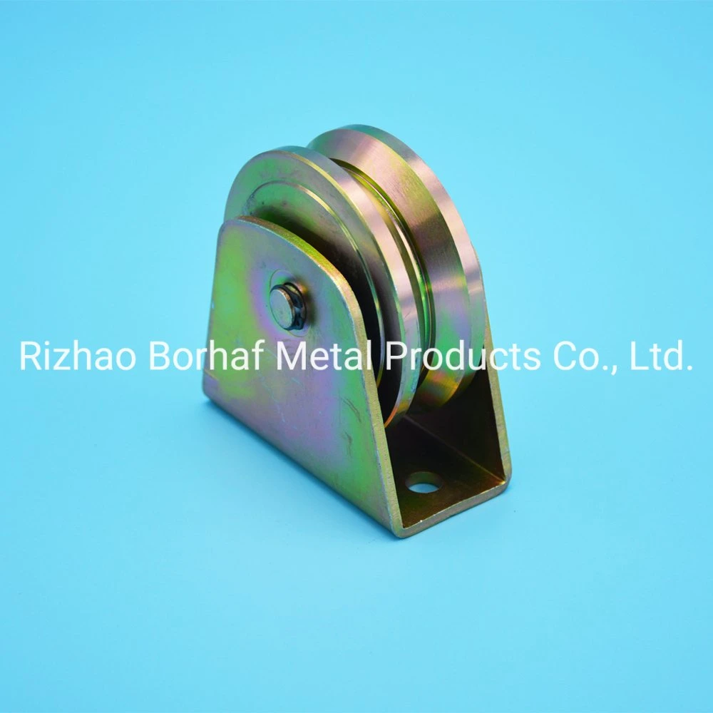 Customized Model Double Bearings Zinc Galvanized Sliding Gate Fence Door Bottom Support Caster Wheel Roller-One Wheel