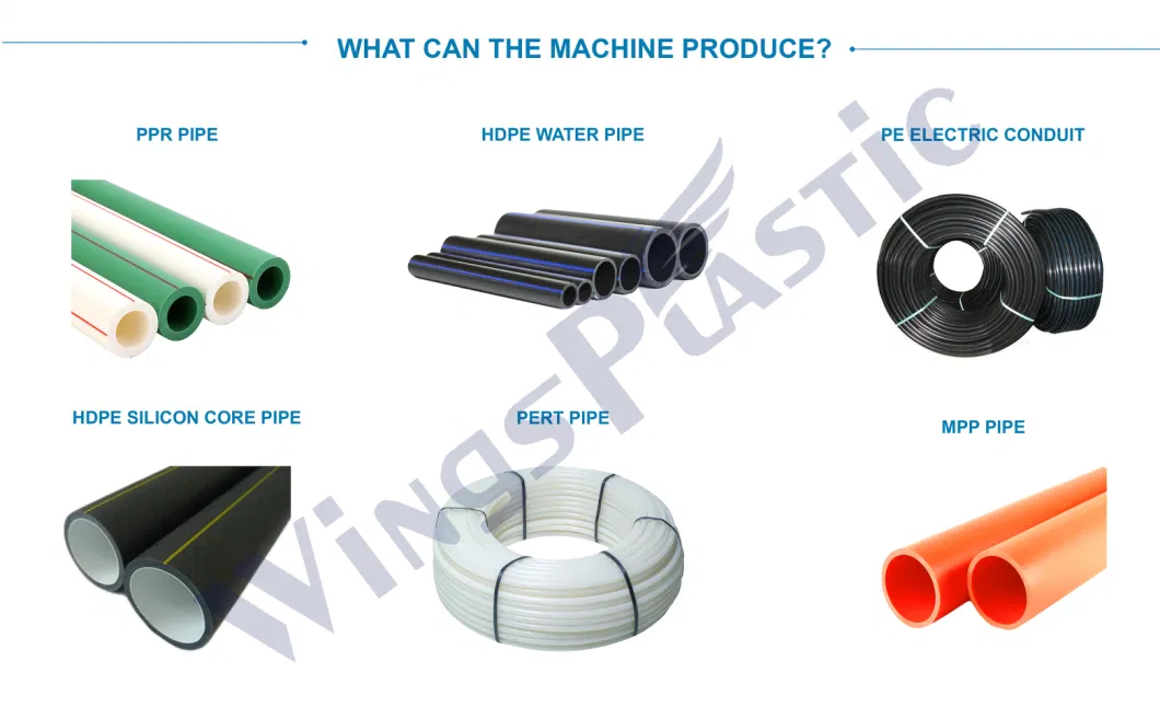 HDPE Water Pipe Manufacturing Machine/PE Sewage Tube Making Machine Supply to Belgium