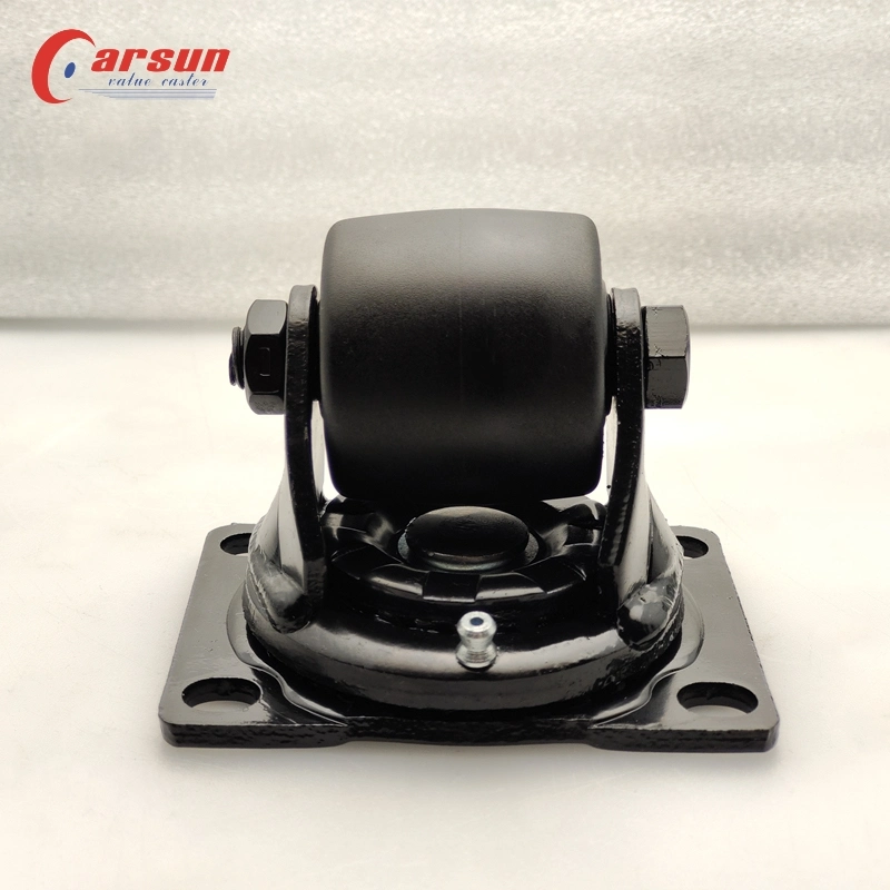 Low Center of Gravity Caster 2 Inch Black Enhanced Nylon Industrial Swivel Caster Network Cabinet Special Caster Wheel