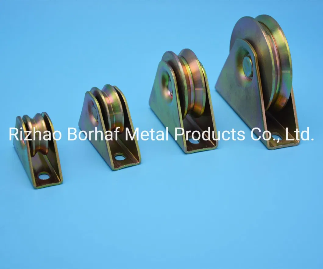 Customized Model Double Bearings Zinc Galvanized Sliding Gate Fence Door Bottom Support Caster Wheel Roller-One Wheel