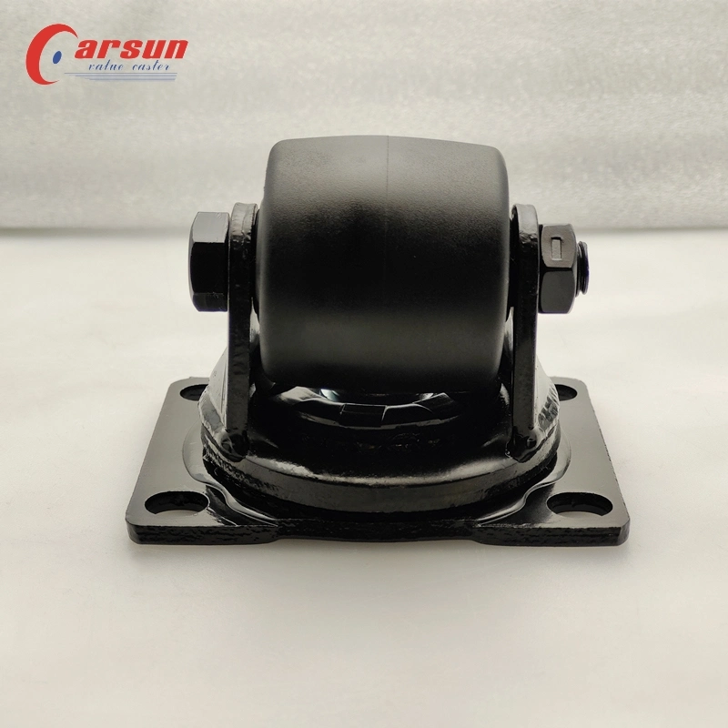 Low Center of Gravity Caster 2 Inch Black Enhanced Nylon Industrial Swivel Caster Network Cabinet Special Caster Wheel