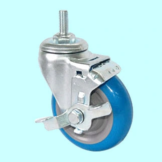 Middle-Duty 1.5/2/ 2.5/3 Inch Fixed Caster Wheel PVC Small Industrial Wheels