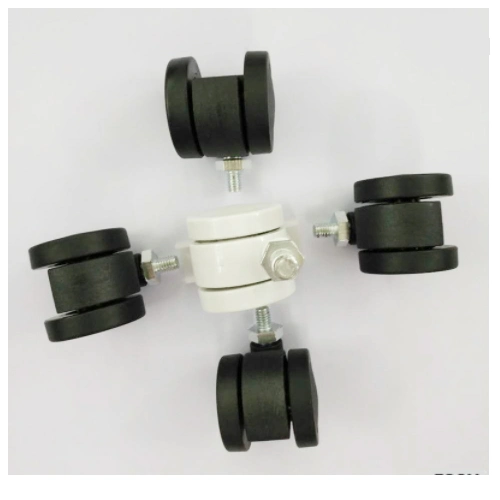 Light Duty Locking 34mm Furniture Swivel Castor Wheels for Display