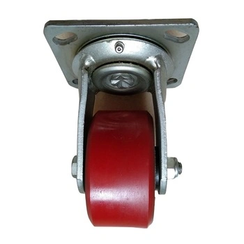 Hot Sale Heavy Duty Anti Static Superior 5&quot; PU on Cast Iron Hand Cart / Stock Cart/Wearhousing Swivel Caster Wheel