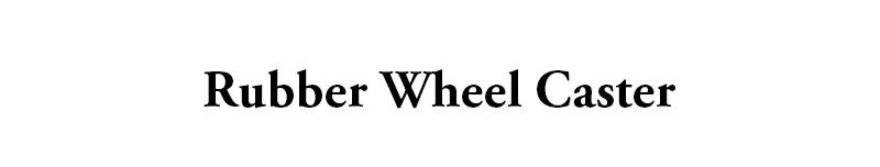 Custom Wholesale 2.5 Inch Rubber Castor Furniture Cart Wheel Swivel Plate Locking Industrial Caster Heavy Duty Caster for Shopping Cart