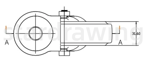 Stardrawing Anti-Lint 5inch Replacement Laundry Shopping Cart Caster Wheels