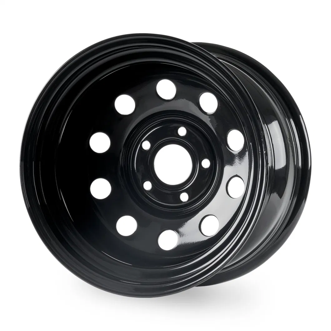 Black Steel Wheels Modular Wheel 15X10&quot; 5X114.3