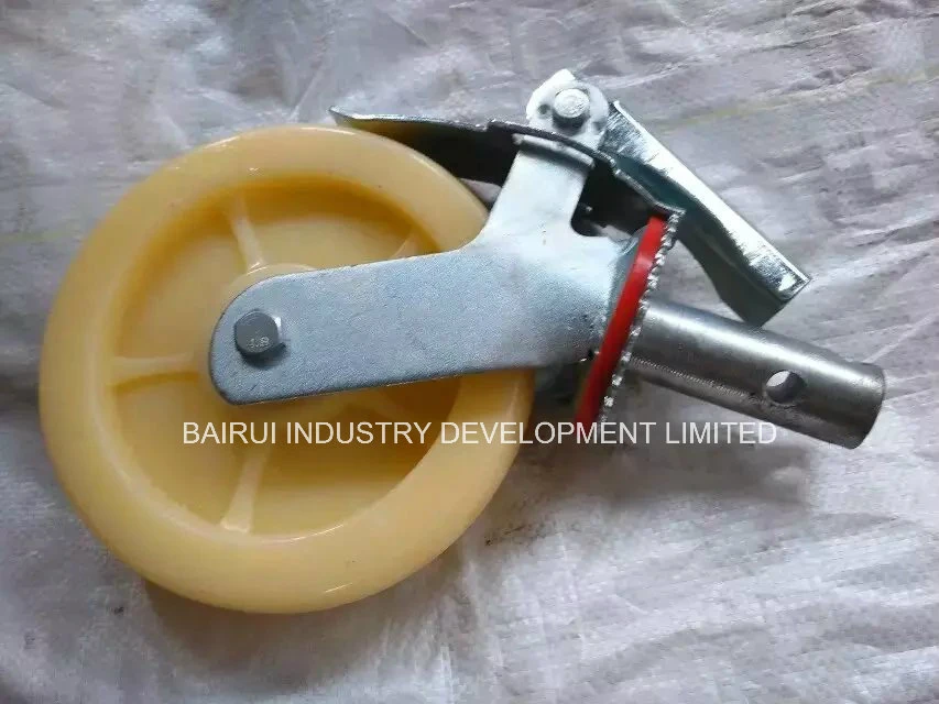 8 Inch PU Caster Wheel in China with Swivel/ Fixed/ Brake