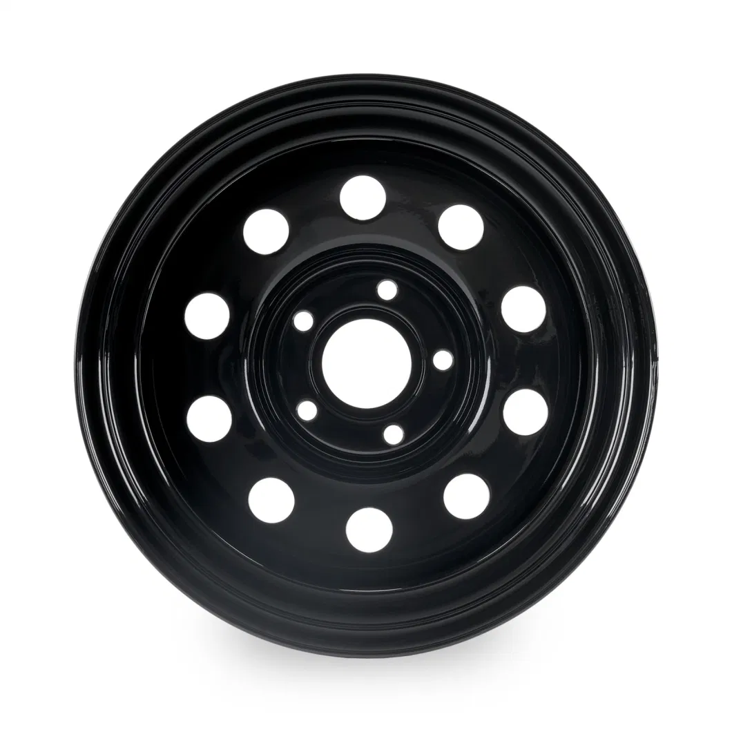 Black Steel Wheels Modular Wheel 15X10&quot; 5X114.3