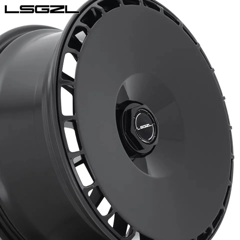 15-26 Inch Rines Passenger Racing Car Wheels with Black Plastic Cover for Mercedes BMW Forged Alloy Replica Wheel Hub Rims
