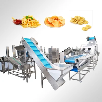  TCA 50-3000kg/H patata completamente automatica Chips congelata produzione di French Fries Prezzo commerciale per macchine per la produzione di linee