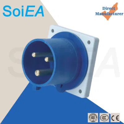 Blu e bianco alta qualità IP44 3 pin eccellente 16A-32 AMP impermeabile Presa industriale maschio 220 V - 380 V.