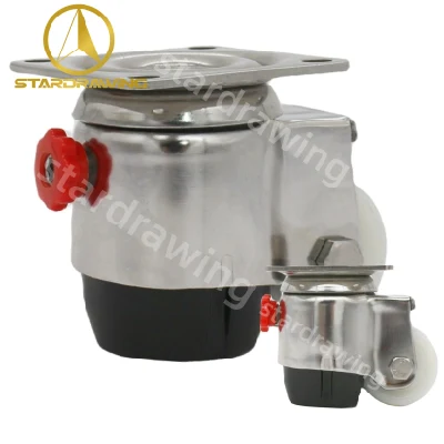 Piedi di livellamento per impieghi gravosi in acciaio inox per stardrawing, livellamento ruota panoramica Ruota