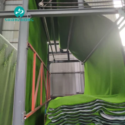  Linea di produzione di erba artificiale fabbrica su misura perfetta sintetica erboso artificiale Macchina per la produzione di erba