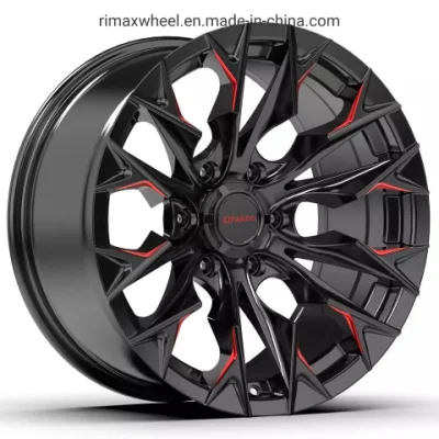 Kipardo 17 18 20 pollici 5X114.3 6X114.3 5X127 6X139.7 5X139.7 Per Truck SUV Pickup personalizzato colore e logo Off-Road 4X4 Cerchi in lega per auto ruote