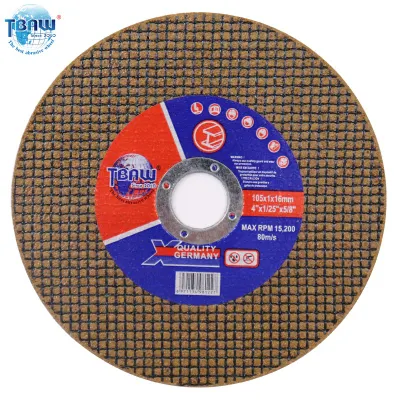  107*1*16 mm disco abrasivo super sottile rotella di taglio per Acciaio inossidabile e metalli