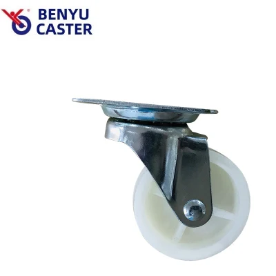 Carrello universale in PP bianco e nero in nylon resistente da 1.5/2/2.5/3&quot; Ruota orientabile