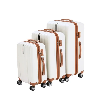 Custodia con chiusura a chiave per ruota interna TSA Custodia in ABS rigida espandibile Set di bagagli