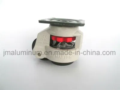 Ruote a disco con base a piastra Gd-80f Gd 80f livellamento del piede Master per macchine o attrezzature in alluminio