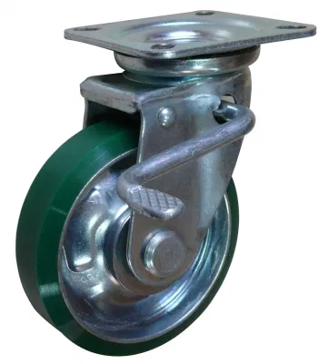 Nuovo design carrelli da 8 pollici in PU ruota orientabile rimovibile Ruota