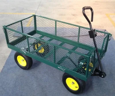 carrello pratico del reticolato di saldatura del carrello dello strumento di giardino di capienza di caricamento 500kg