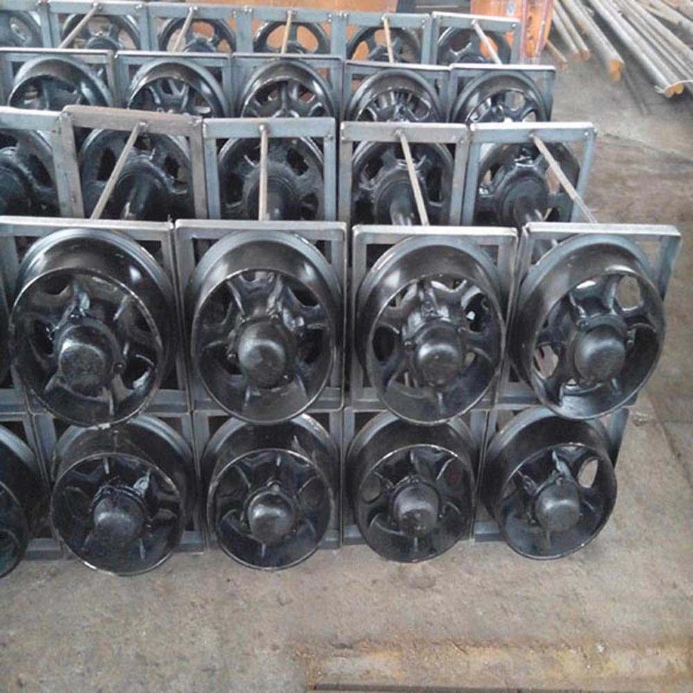 Cast Iron Ore Mine Cart Wheel Set Railway Steel Wheels Set Mining Car Zbl900/400 Mining Wagon Wheel Set