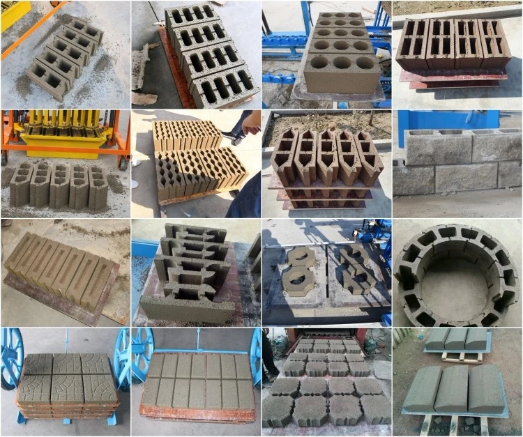 House Building Block Machine Qtj4-25D Alibaba China Cement Block Machine