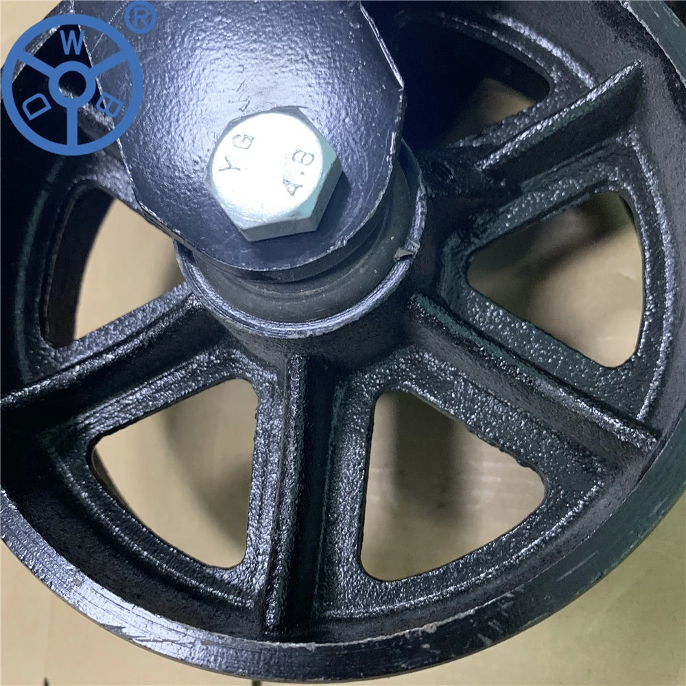 Heavy Duty Black Painting Cast Iron Wheel Furniture Bed Wheel