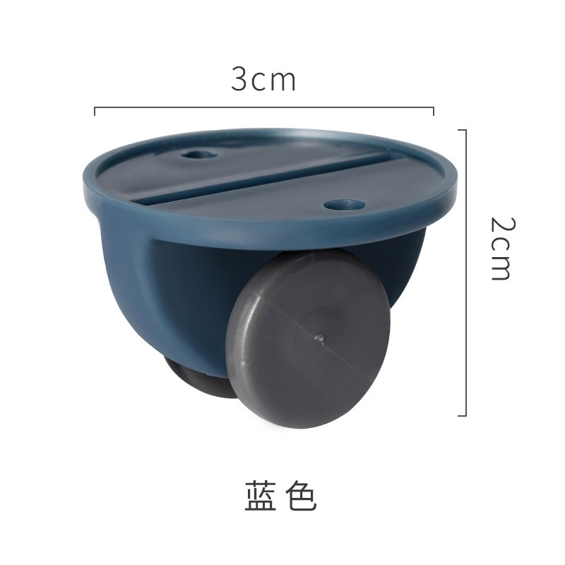 360 Degree Rotation Sticky Self Adhesive Caster Mini Swivel Pulley Roller Wheels for Furniture Bottom