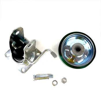Good Quality Wearing Resisting Industrial 5.2&quot; Trolley Carts/Stock Carts Swivel Caster Wheel with Total Lock Brake