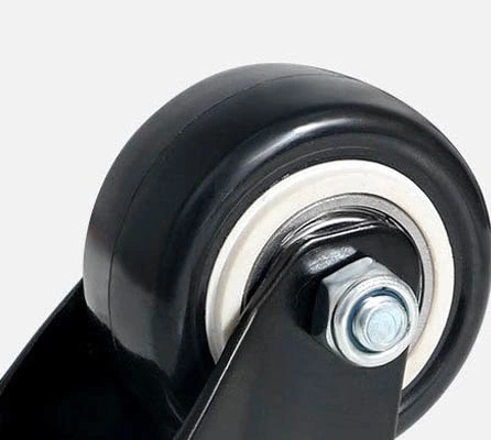 2 Inch Black PVC Castor Swivel Furniture Caster Wheels 40mm