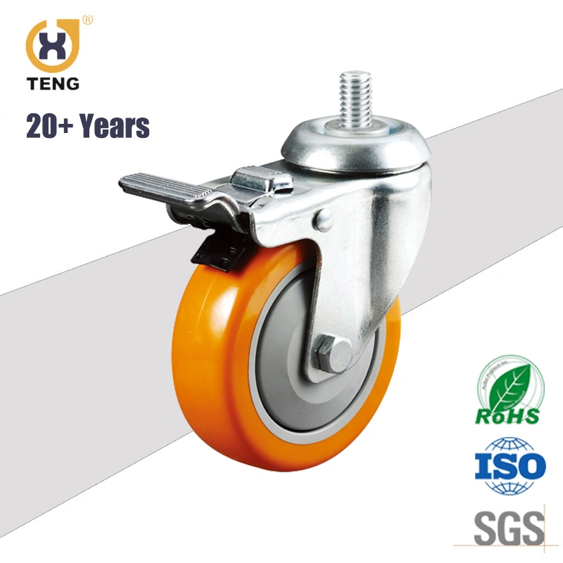 High Quality Workbench Caster Cabinet Caster Wheels with Brake