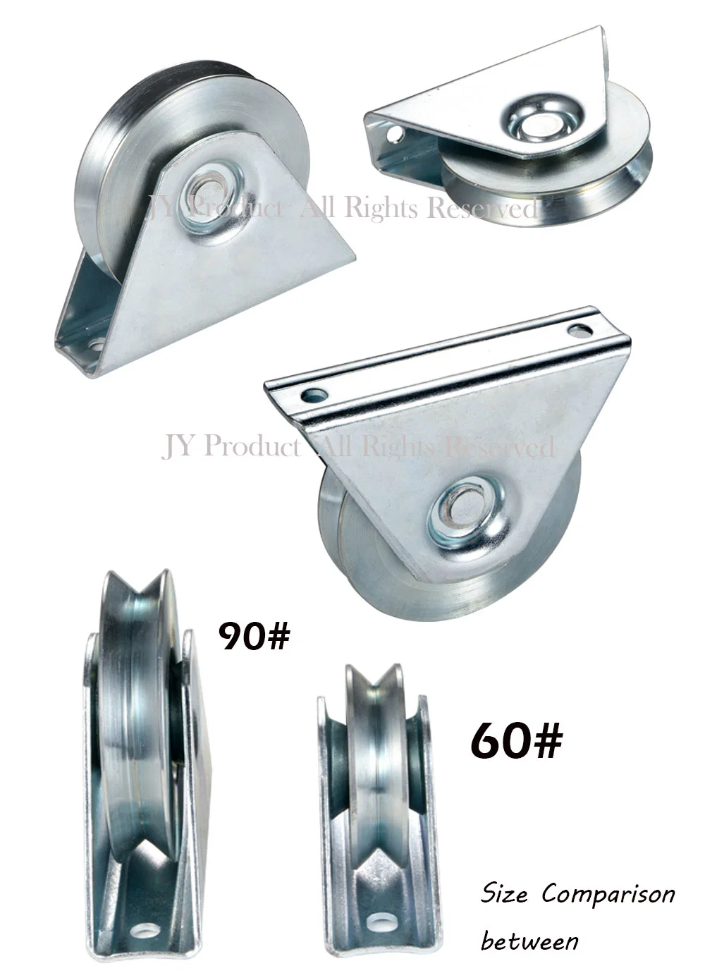 Single Bearing Sliding Gate Wheel Door Roller Pulley for Track Guide Rail