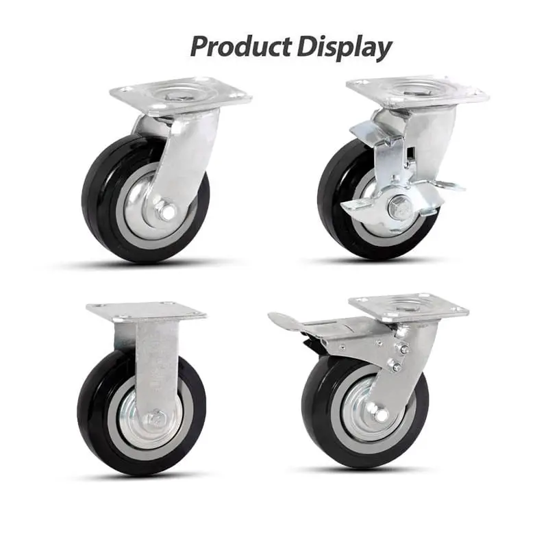 Heavy Duty Swivel PU Caster Wheel for Industry