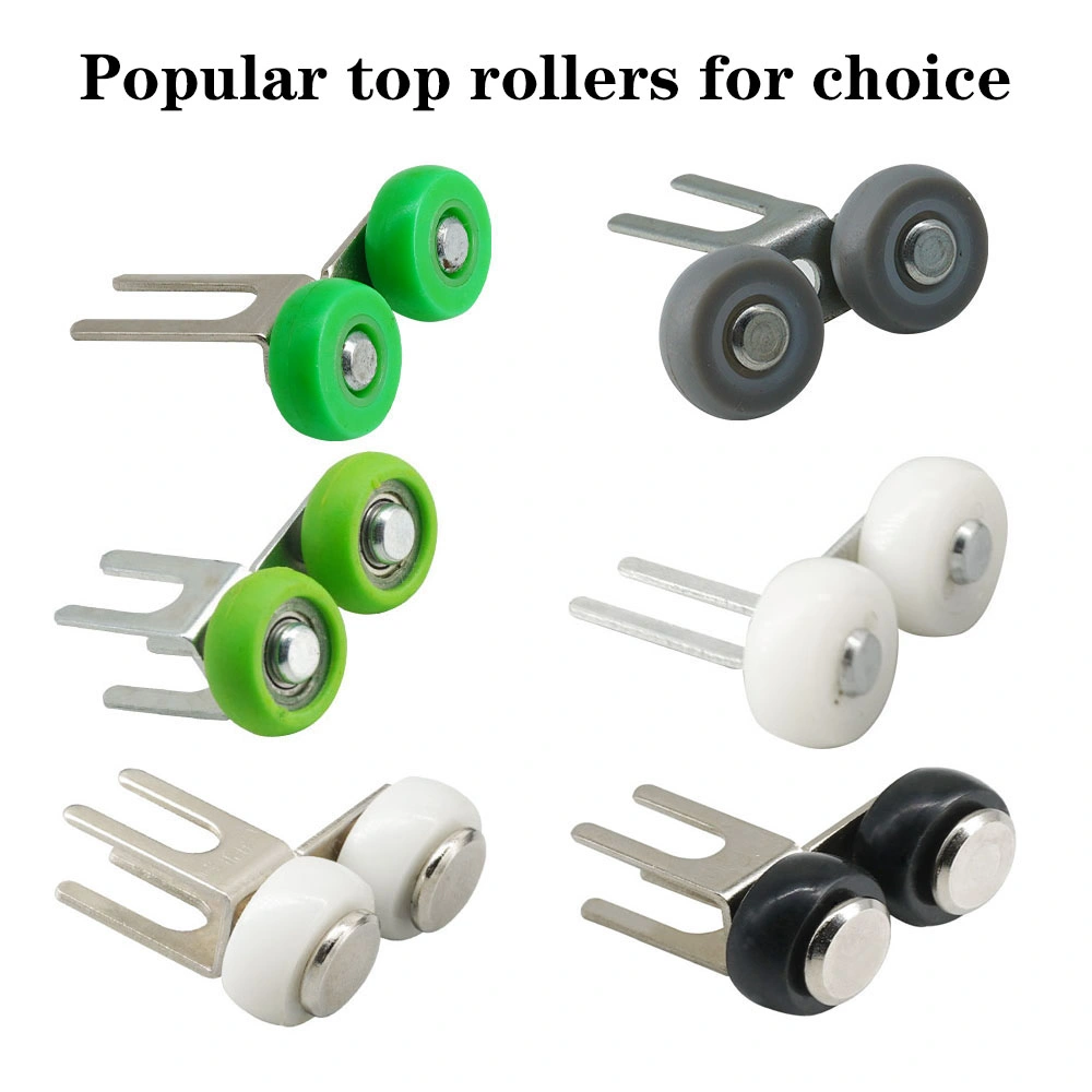 High Quality Low Price Furniture Hardware Manufacturer Customzied Factory Heavy Duty Sandblasting Sliding Door Fitting Pulley Wardrobe Bearing Rollers Wheels