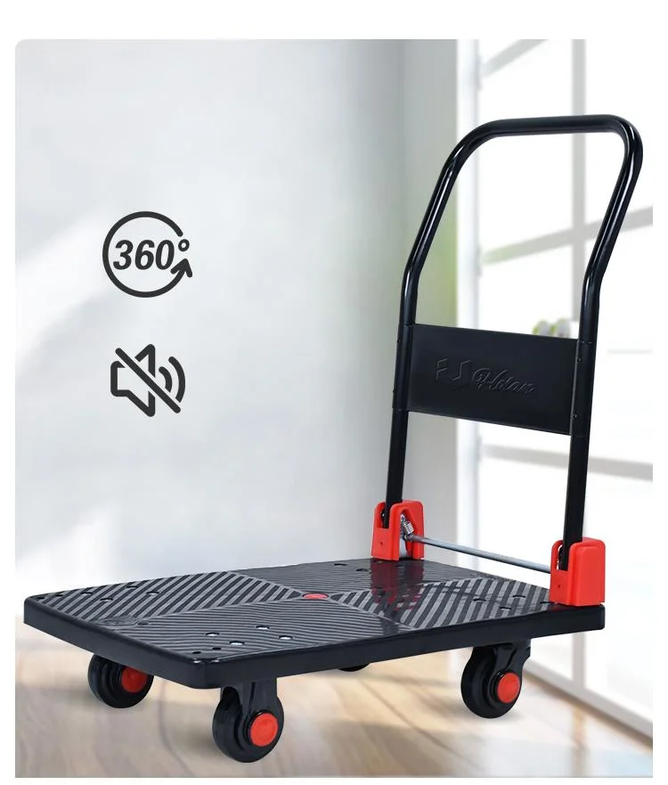 Uholan BS-300 High Quality Plastic Car Panels Collapsible Durable Trolley Rubber Wheels