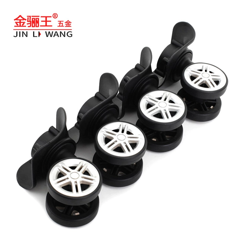 Durable Suitcase Wheels Swivel Casters Luggage Trolley Mute Wheel with Screw for Repair Replacement