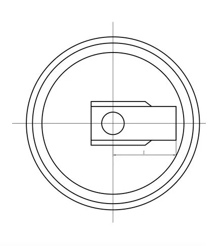 Ola Digger Accessories Wholesaler Excavator Fittings High Quality Guide Wheel China PC100 Small Guide Wheels