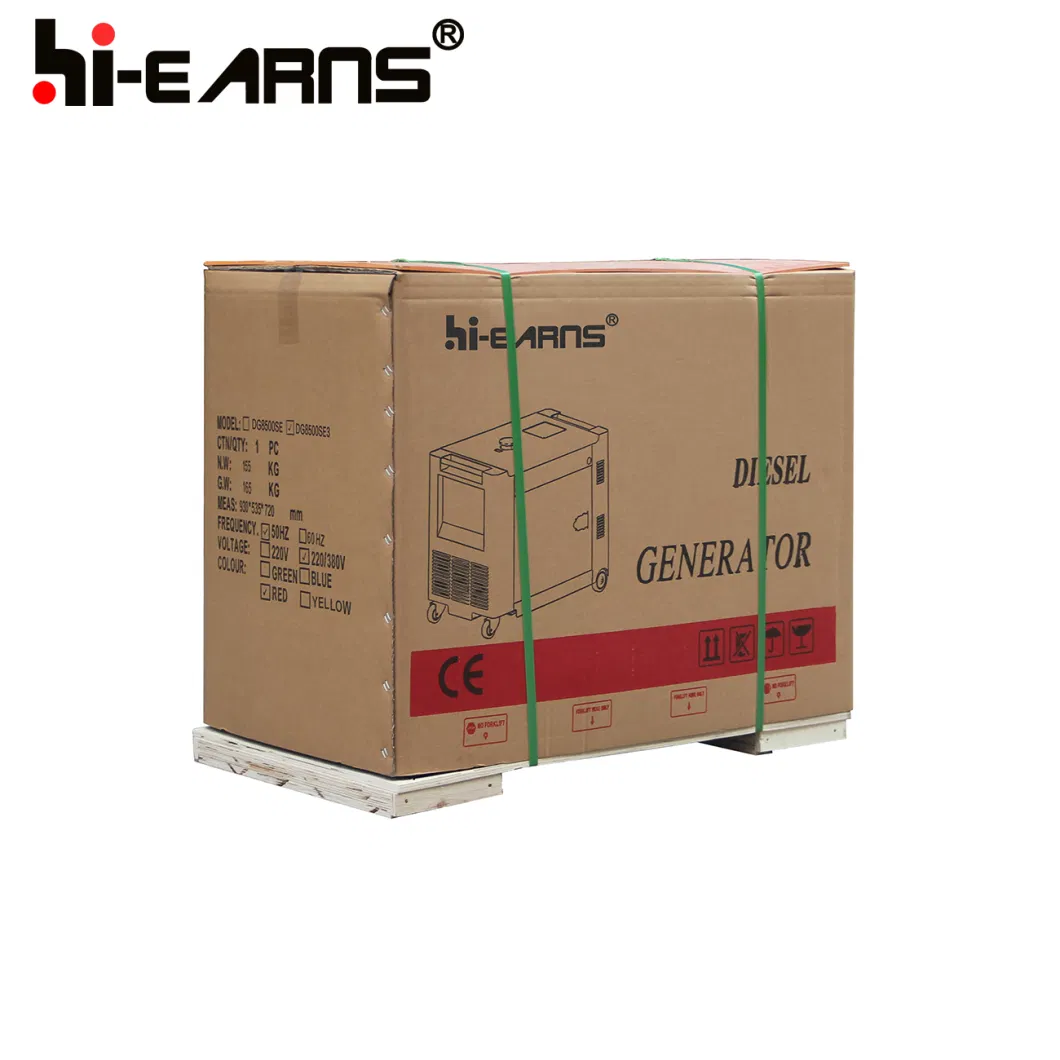 36ah Universal Wheels Diesel Generator Set (DG8500SE3) Three Phase