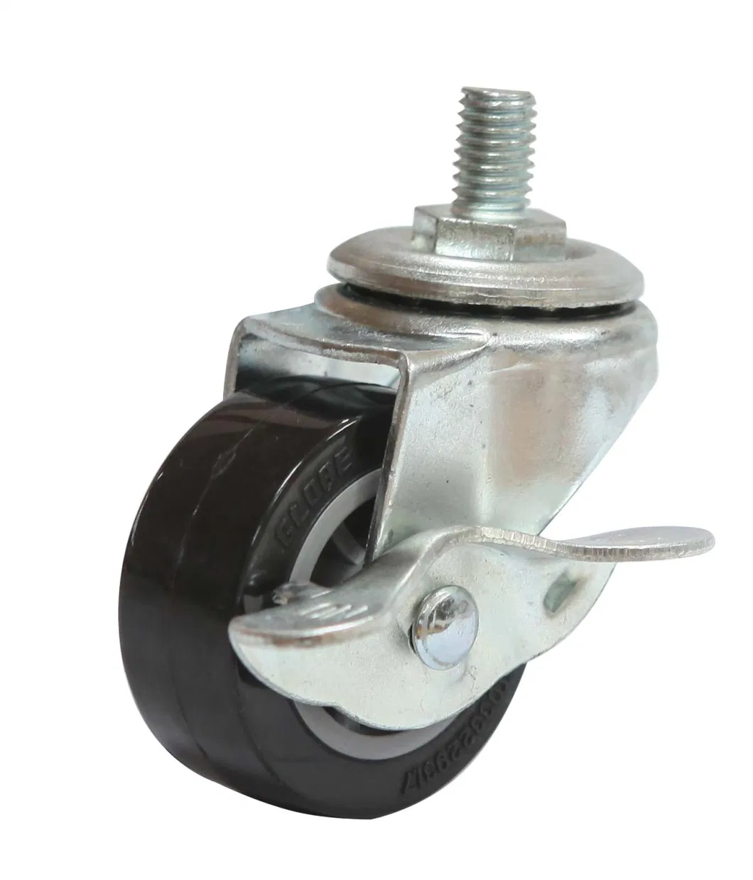 Light Duty 3 Inch PU Caster Threaded Stem Caster Wheel 75mm Castor Wheel