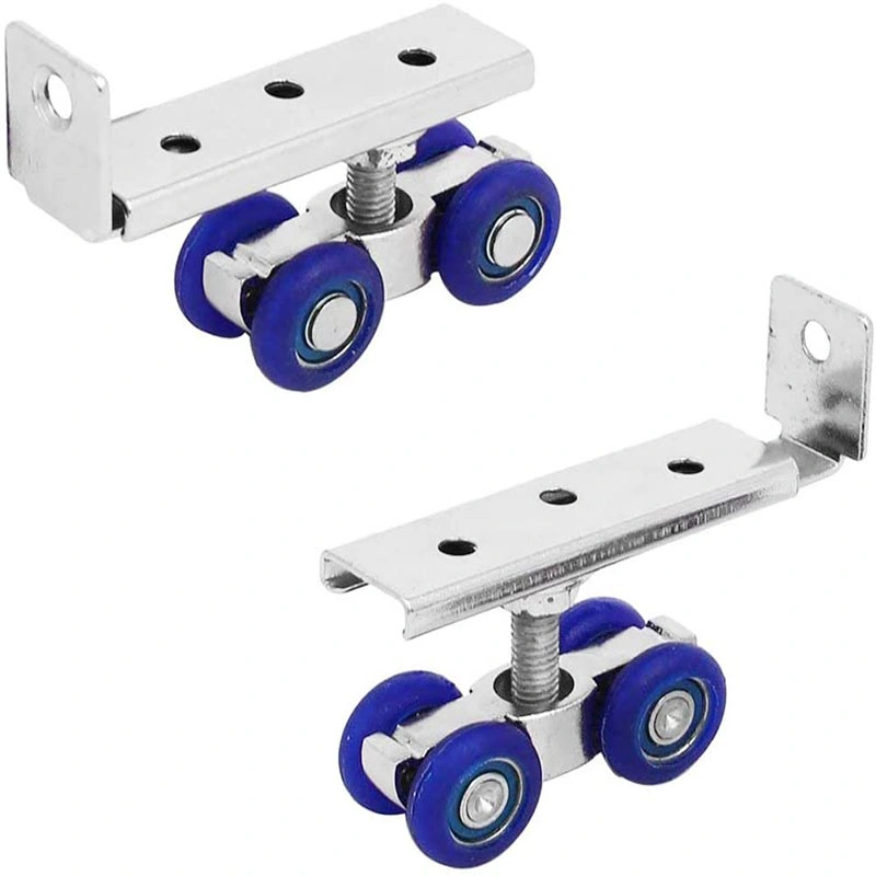 Double Track Wooden Door Roller Wheel for Sliding Gate Furniture Fitting Cabinet